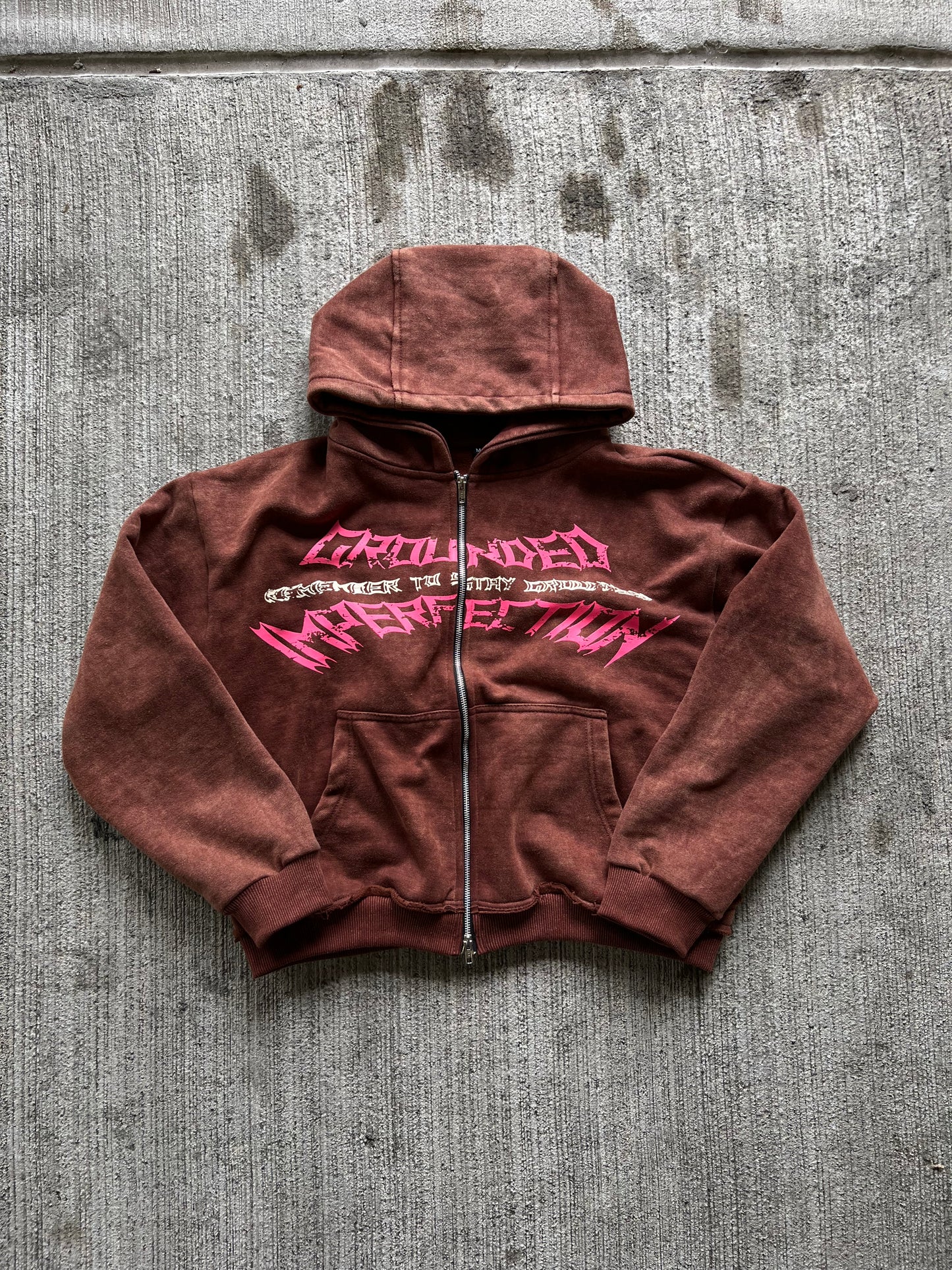 GROUNDED ZIP UP               (Misfit Mocha 💕)